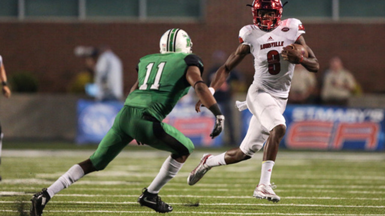 Louisville's Jackson adjusting to spotlight off the field